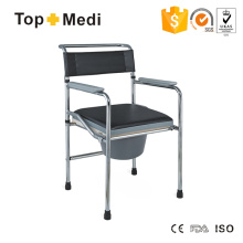 Elder or Diable People Commode Wheelchair with Bedpan